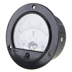 Voltmètre rond MER 72, 30V