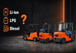 Chariot élévateur 2,5 t : Li-ion, GPL ou diesel ? Quel type de motorisation choisir ?